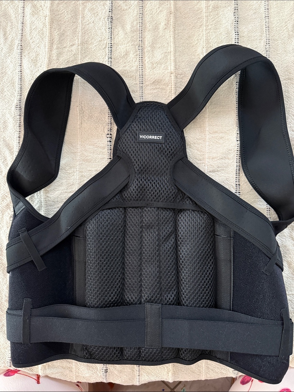 Vicorrect Black Posture Corrector Back Brace for Women